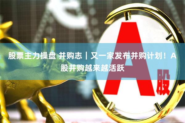 股票主力操盘 并购志｜又一家发布并购计划！A股并购越来越活跃